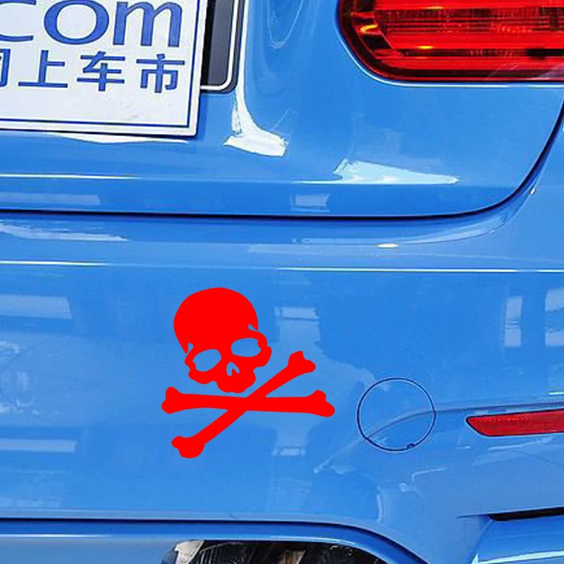HotMeiNi наклейка для автомобилей Robber Skull Cross Bone SUV мотоциклетный Стайлинг автомобиля