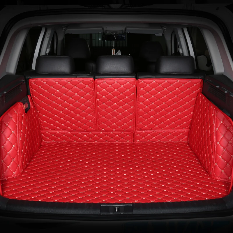 

Custom car Trunk mats made for Hyundai Santa Fe perfect foot case full cover carpet rugs liners (2001-)