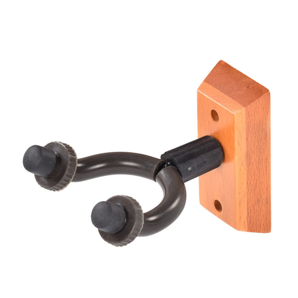 2PCS Hanger Bracket Wood Base Wall Mount Holder Display Guitar Hook For Bass Hanging Electric Acoustic | Спорт и развлечения