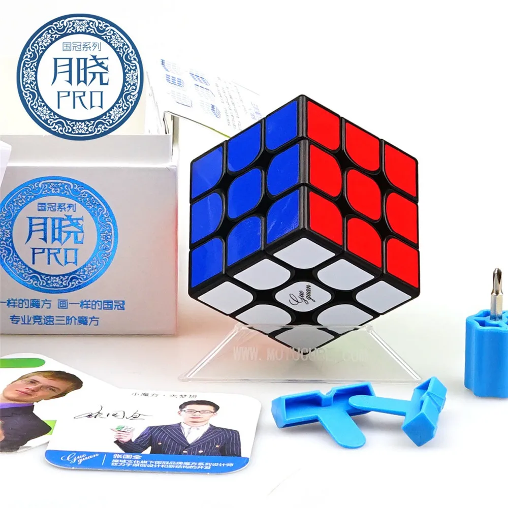 MOYU GuoGuan YueXiao PRO 3x3x3 безопасный ABS пластиковый волшебный куб Твист Головоломка