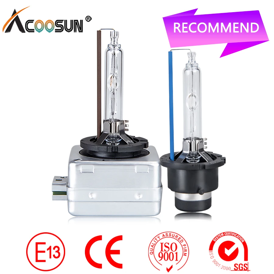 Acoosun OEM 2 шт. 35 Вт Ксеноновые лампы для фар D1S D2S D3S D4S D2R D4R ксеноновые автомобильных