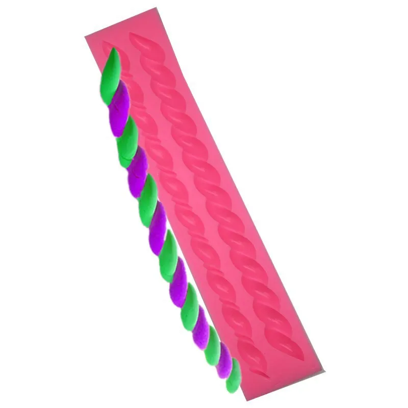 Fondant форма для торта плетеная веревочки жемчужная лента декоративная