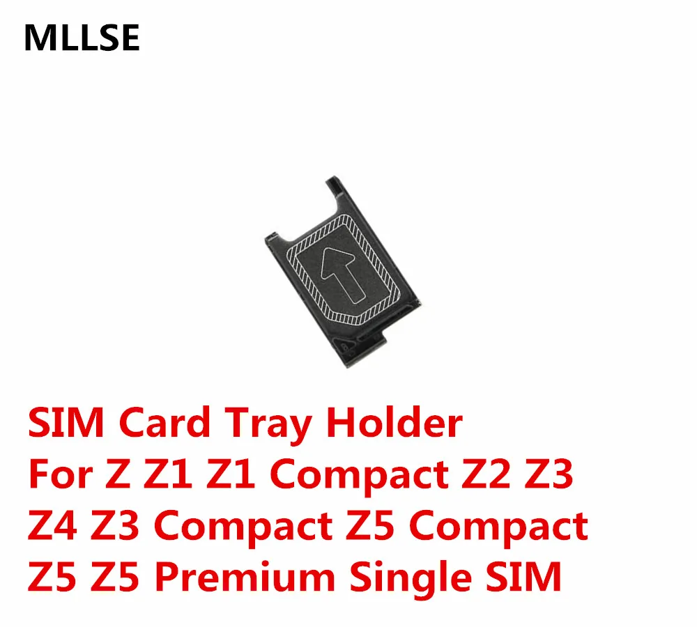 Слот-лоток для карт Micro Sim для sony Xperia Z Z2 Z1 Z3 Z5 Compact Mini Z4 Z5 Z5 Premium Sim держатель для карт часть