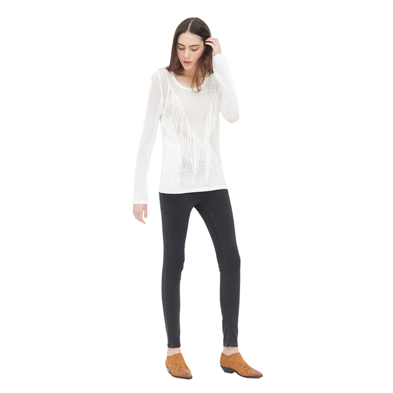Hodoyi Women Tops Basic Casual Sweet Female Pullover Sweater | Женская одежда