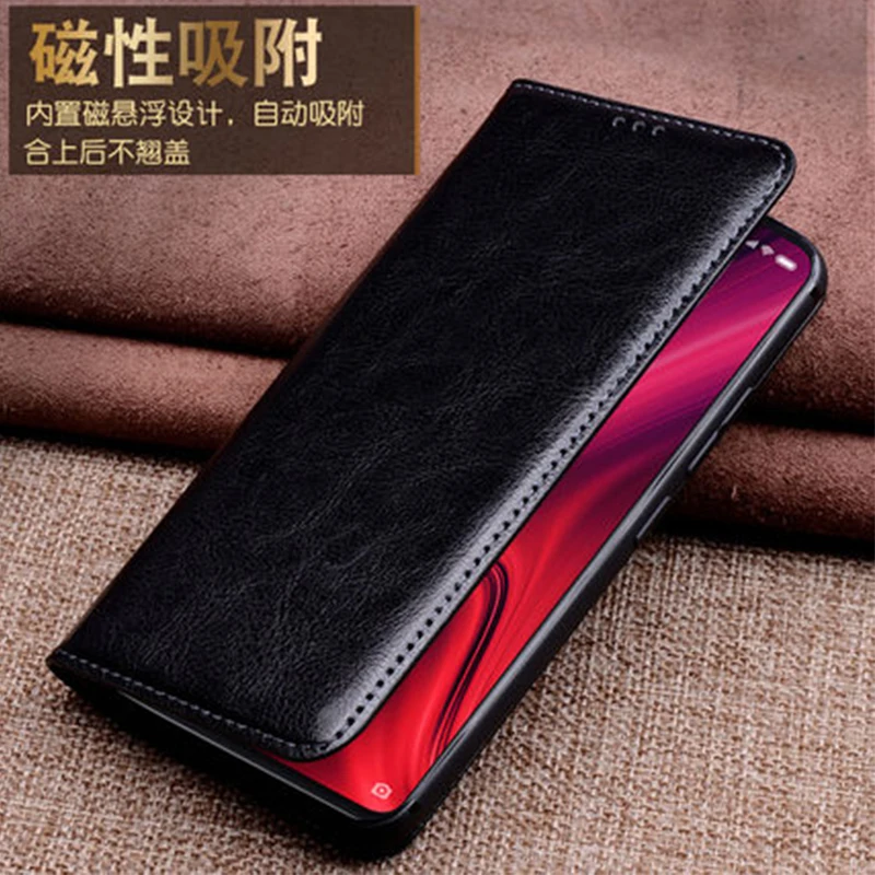 Чехол для Xiaomi Redmi K20 pro из натуральной кожи | Мобильные телефоны и аксессуары
