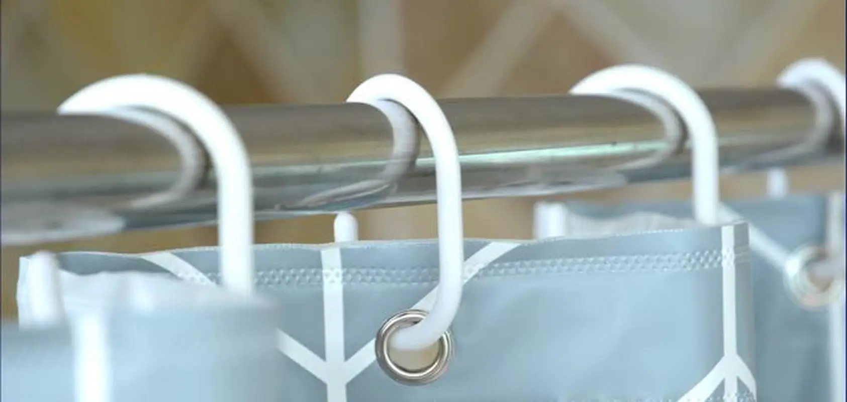 Водонепроницаемая занавеска для душа с плесенью туалета крючками ванной комнаты