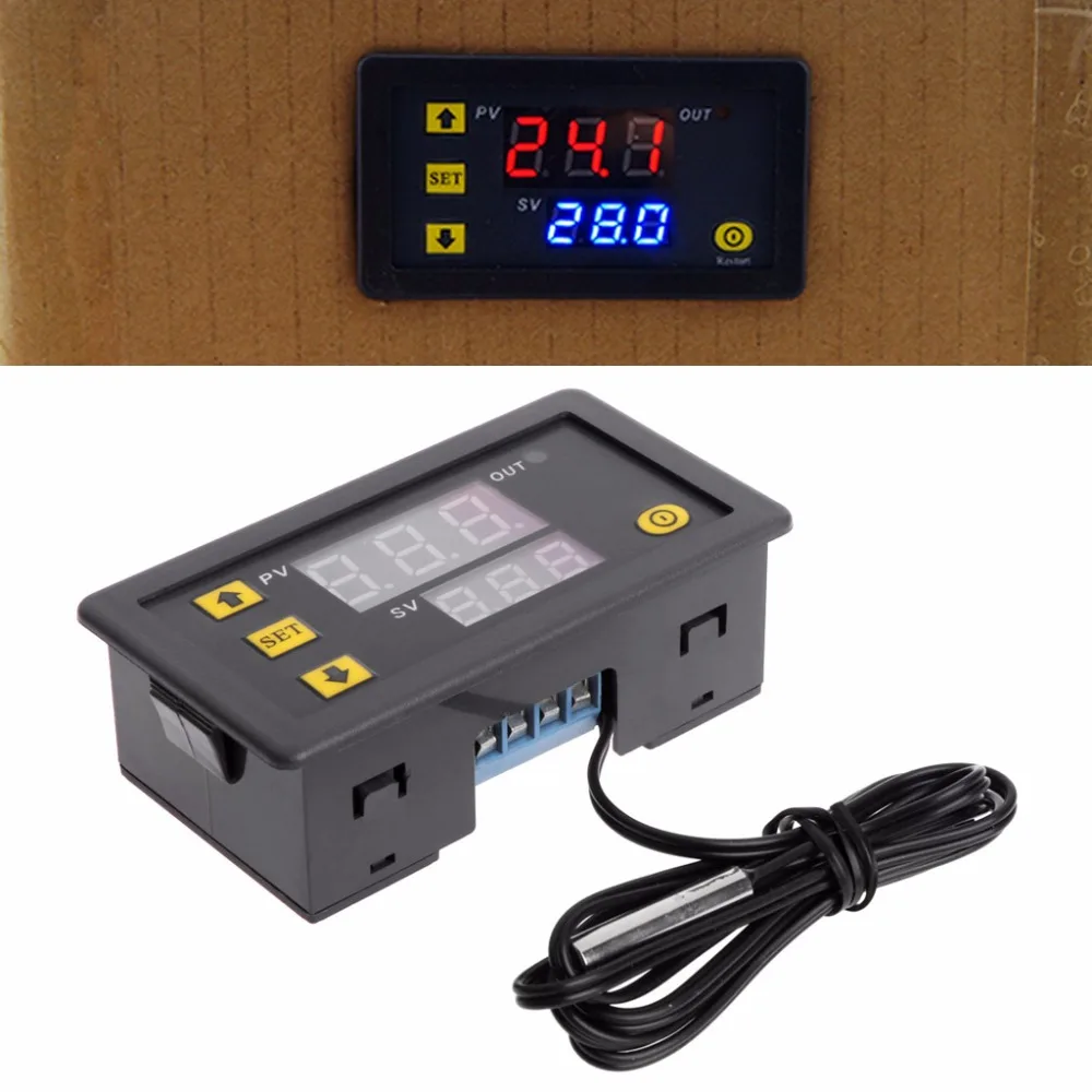 W3230 DC 12V 20A Digital Temperature Controller -50-120Â°C Thermostat Regulator | Инструменты