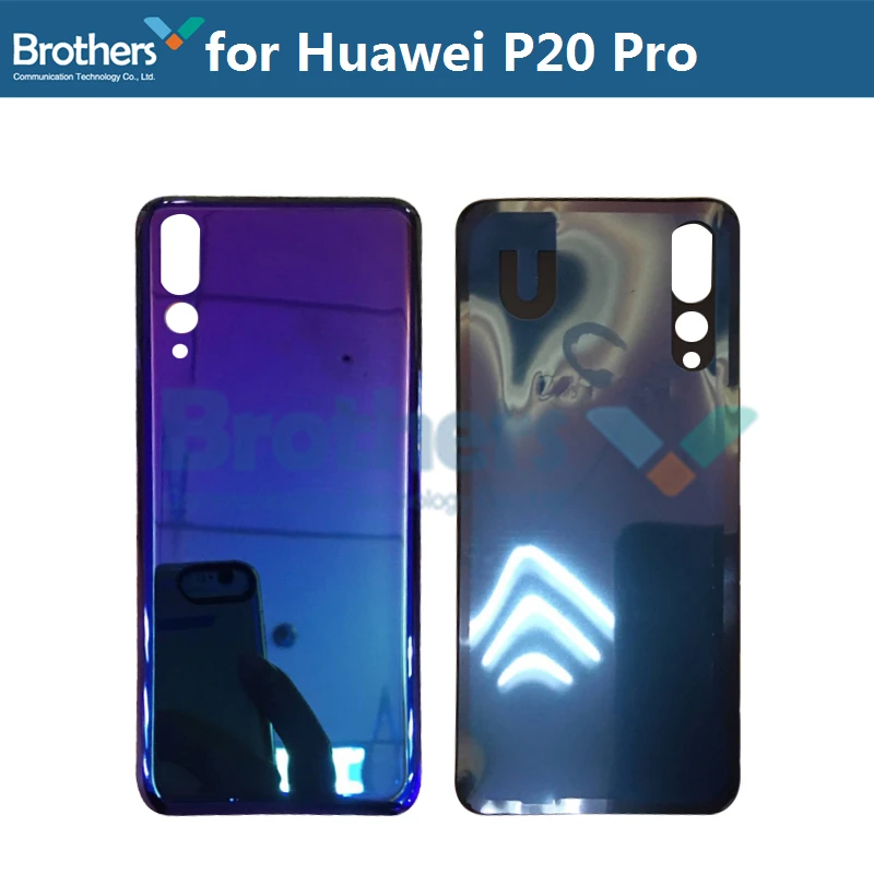 Корпус батареи для huawei P20 Pro батарейный отсек с объективом камеры металлический для huawei P20 Pro задний Чехол сменный верх