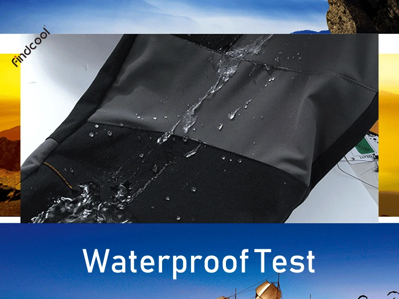 Findcool Outdoor Hiking Pants Men Waterproof Trousers Cycling Qucik Dry |