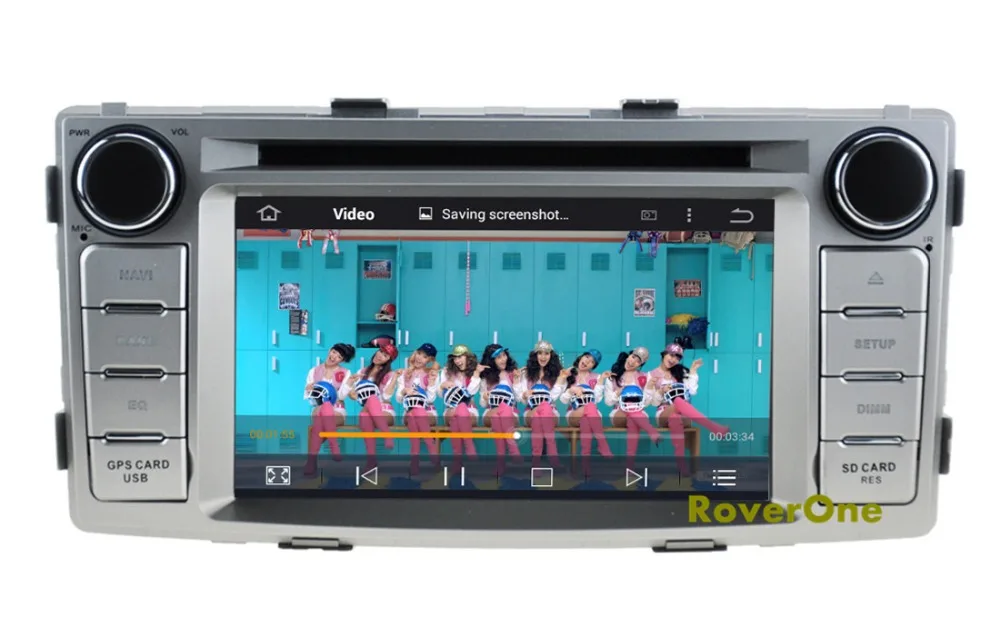 Для Toyota Hilux Android 8 1 Авто Радио Стерео DVD GPS навигация СБ Navi мультимедиа головное
