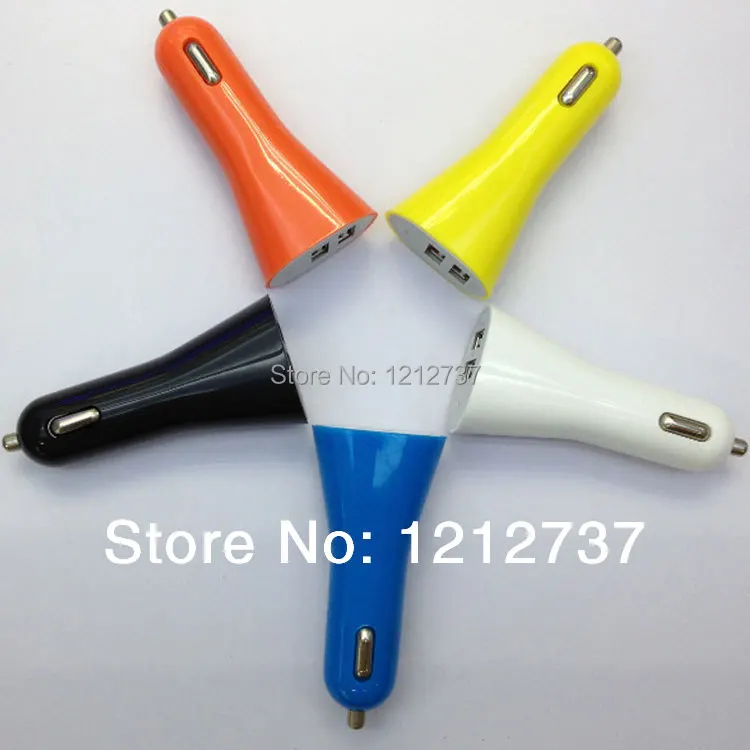 Спикер Dual USB Порт 5 V 2.1A + 1A Автомобильное Зарядное Устройство Для apple iphone 7 6 s Плюс 5S