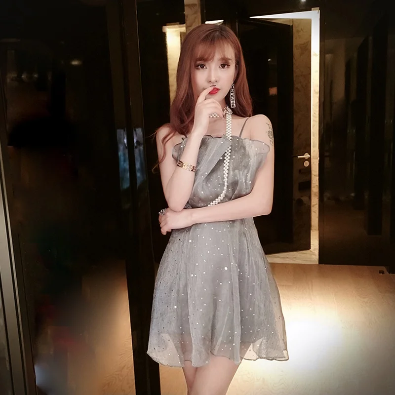 Серая мини-коктейль платье без бретелек с Vestido Сексуальные Платья вечерние ночной клуб платье для выпускного, коктейльной вечеринки платье TS721