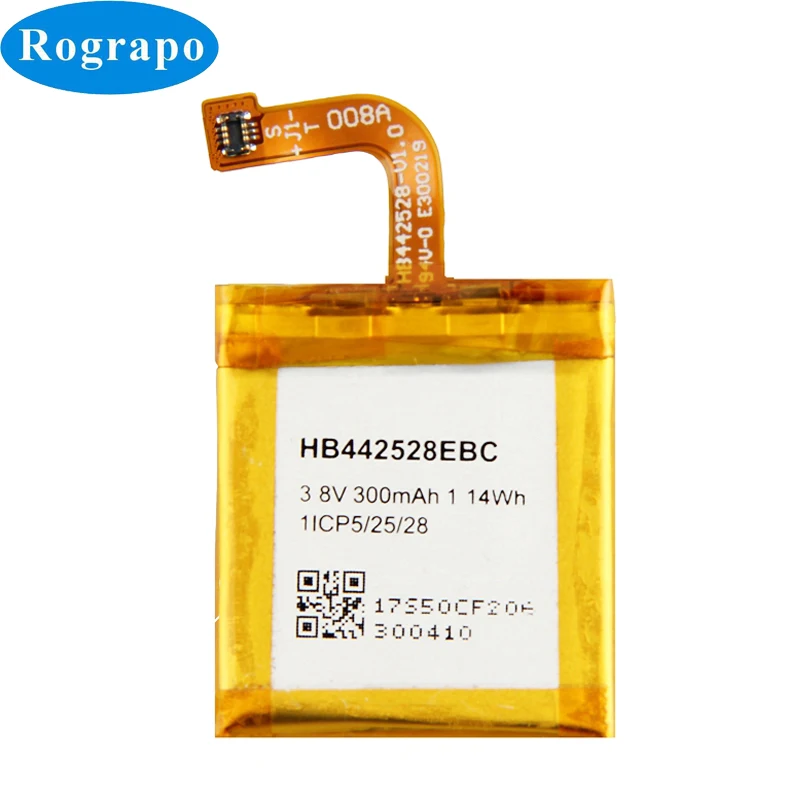 

New 300mAh HB442528EBC 1ICP5/25/28 Replacement Battery For Huawei Watch 1 Watch1