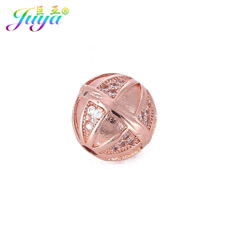 Micro Pave Zircon 11 мм полый металлический шарик с узором в виде сердца аксессуары для