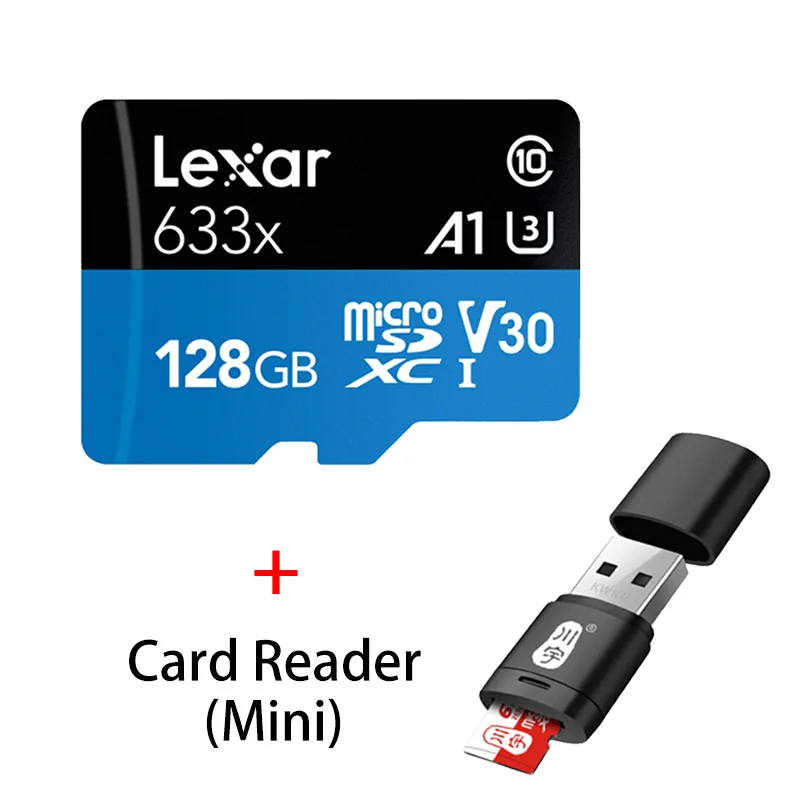 TF633X-128G-C286 Lexar 633X Micro SD 128 ГБ 32 ГБ 64 Гб 256 ГБ 512 Гб 16 Гб Micro SD карта SD/TF флэш-карта памяти 32 64 128 Гб microSD для телефона - Емкость: TF633X-128G-C286