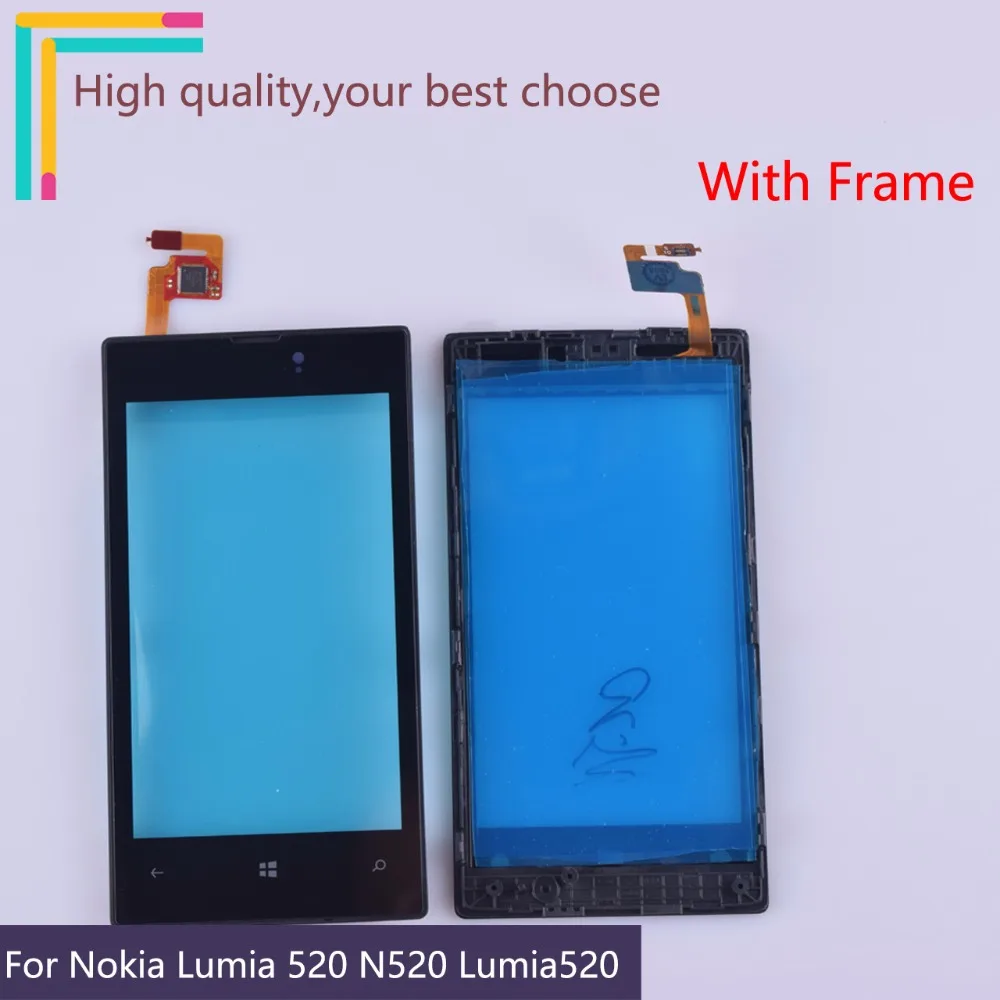 4 0 "для Nokia Lumia 520 N520 сенсорный экран Сенсорная панель дигитайзер Переднее стекло