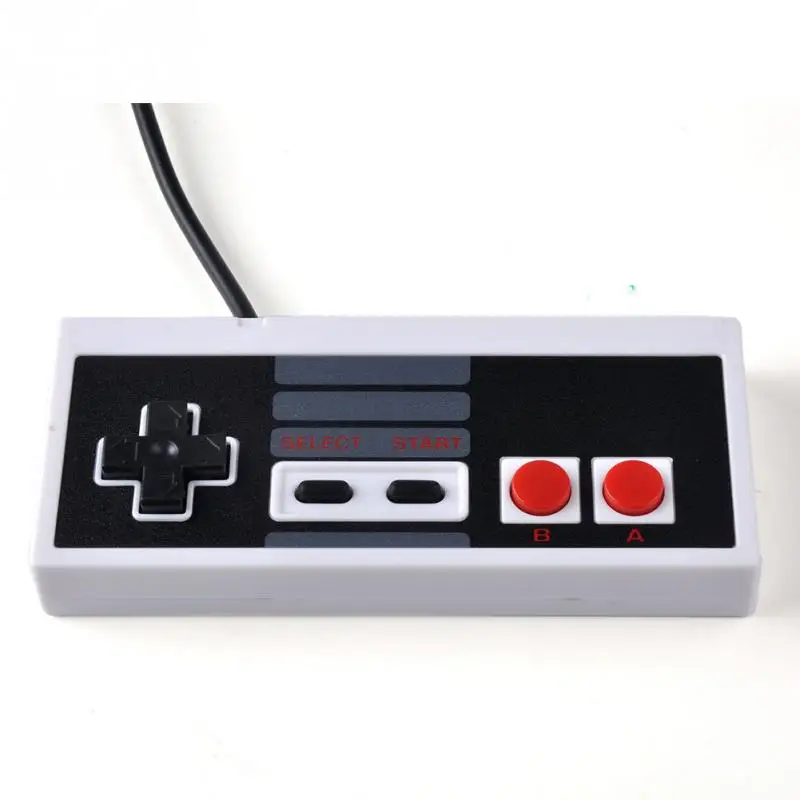 Пластиковый USB контроллер 10 шт./лот 8 бит игровой геймерский джойстик для NES Windows ПК