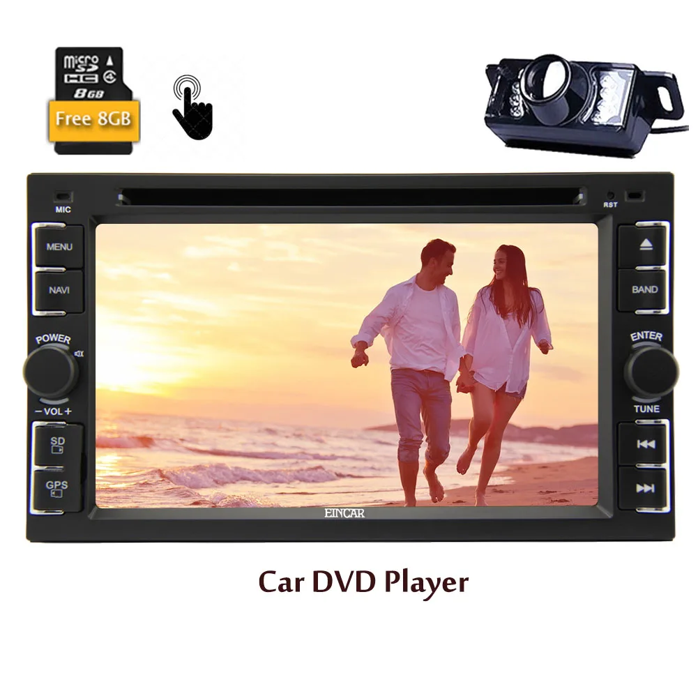 Новый CD DVD плеер Bluetooth стерео двойной 2 Din GPS автомобильное радио 6 дюйма емкостный