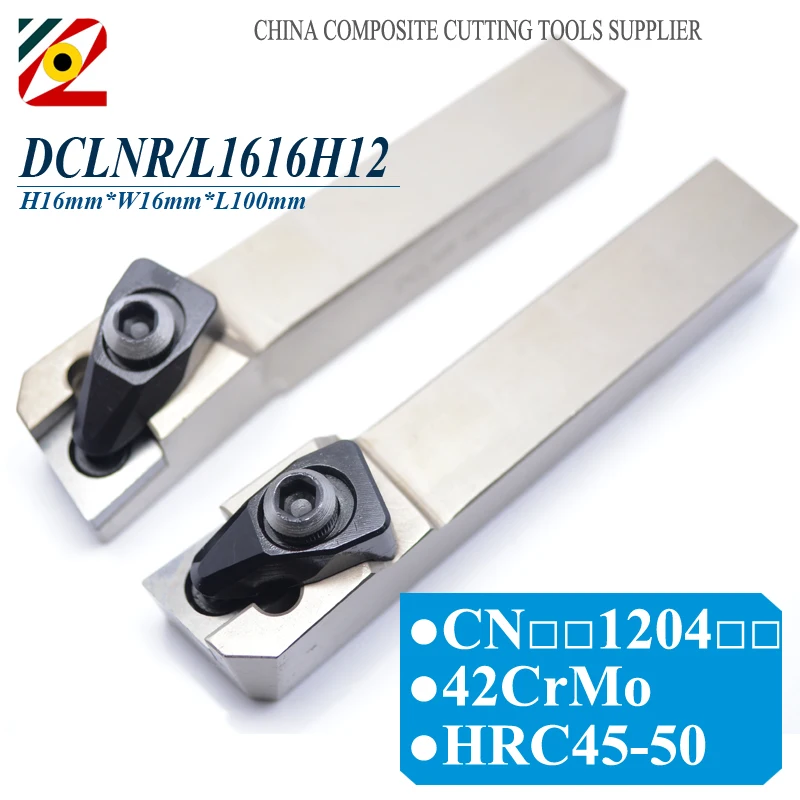 

Металлический токарный станок EDGEV DCLNR1616H12 DCLNL1616H12 DCLNR DCLNL с ЧПУ, держатель внешнего токарного инструмента для вставки из карбида CNMG 1204