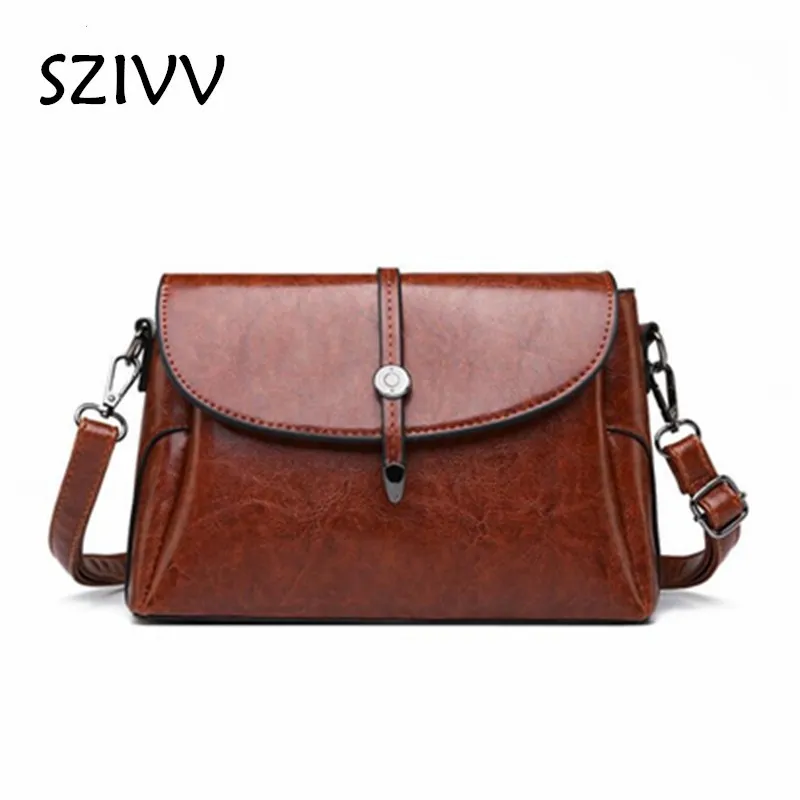 Женские сумки через плечо для женщин 2019 винтажные кожаные женские маленький
