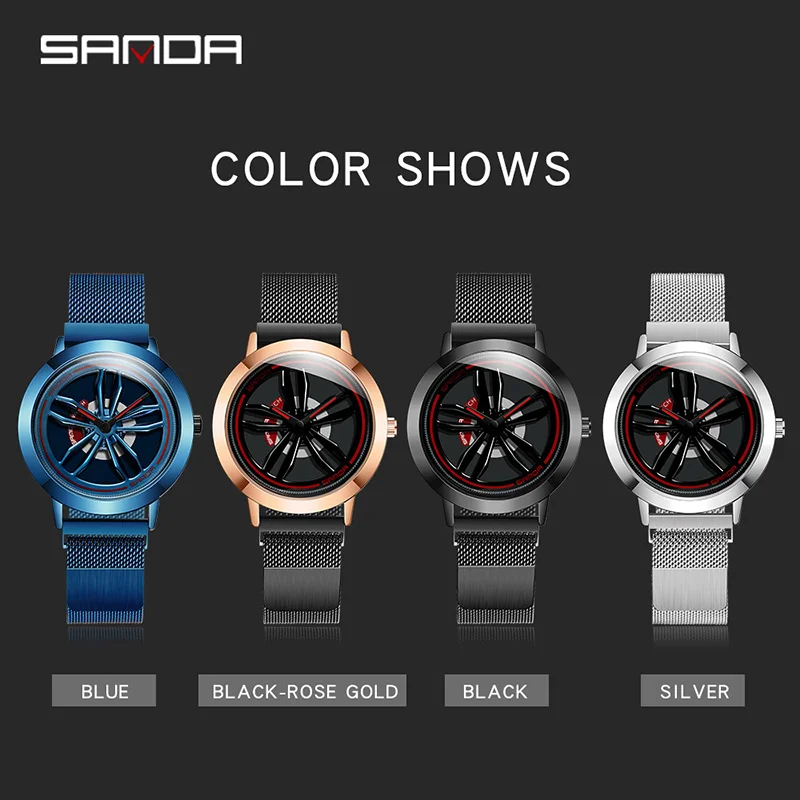 Часы Sanda мужские водонепроницаемые кварцевые|Мужские спортивные часы| |