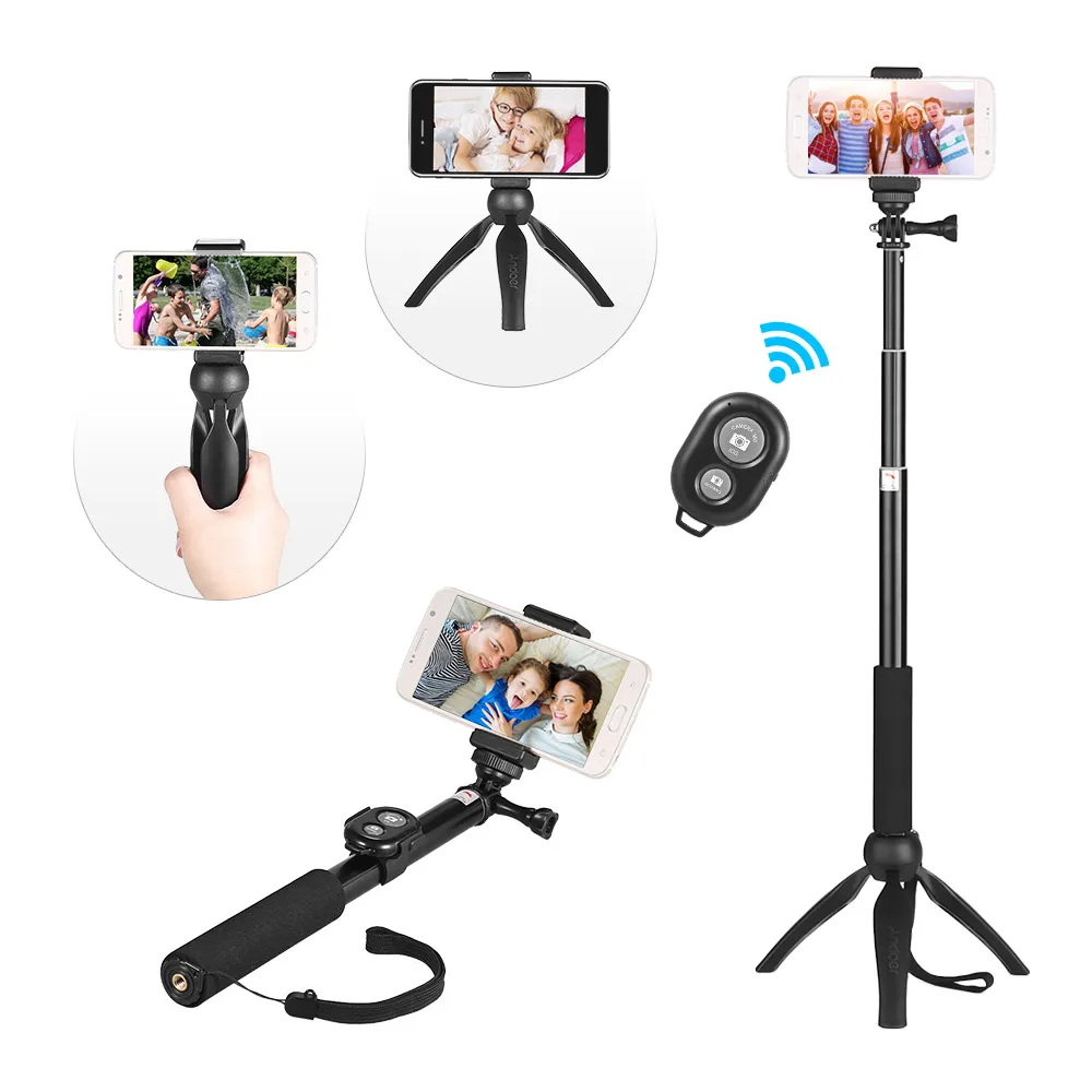 Andoer Штатив для телефона селфи палка держатель смартфона Canon Nikon Sony DSLR камеры GoPro Hero