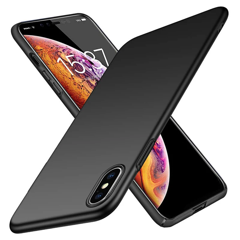 Чехол для телефона Iphone Xs чехол Max XR жесткий простого противоударного ПК удобный с