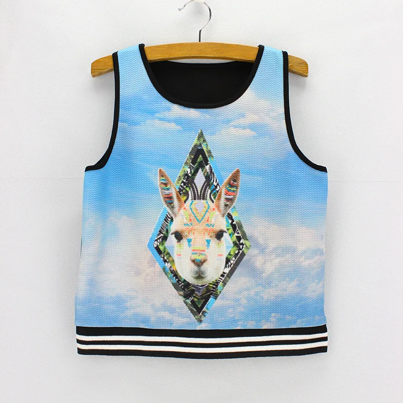 Женский укороченный топ с рисунком кролика летнее платье неба|dress poor|rice creamdress snaps |