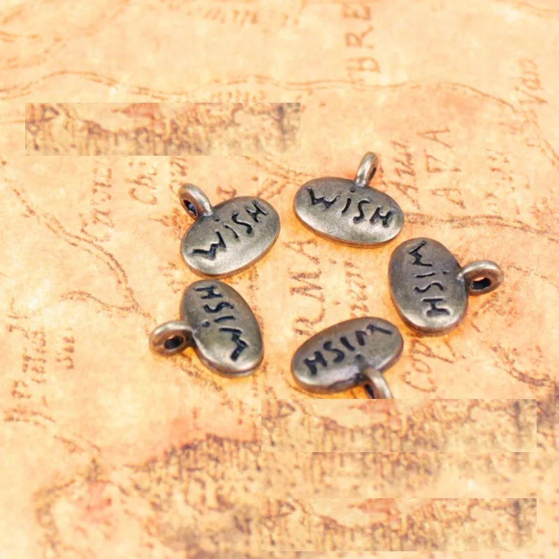 

150 шт./лот рекомендуемый милый диск желаний с надписью Древний серебряный сплав Подвеска Сделай Сам Ретро Изготовление ювелирных изделий Ак...