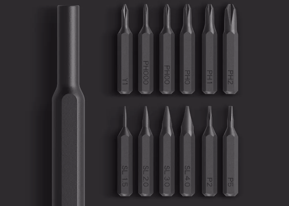 Xiaomi Mijia Wiha отвертка комплект 24 прецизионные магнитные биты Alluminum коробка отвертка инструмент для ежедневного использования