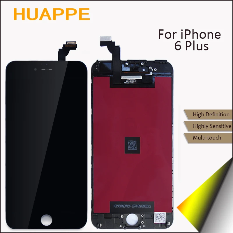 HUAPPE без битых пикселей AAA + качество дисплей для iPhone 6 Plus Замена ЖК сенсорного