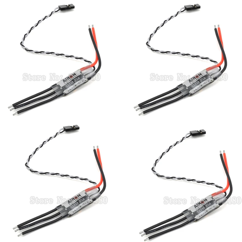 FPV Гонщик Quad Частей Combo Айкон BLHeli_S 30A ESC с Emax DYS RS2205S 2300kv Двигателя Для 4 "5" 6 "FPV