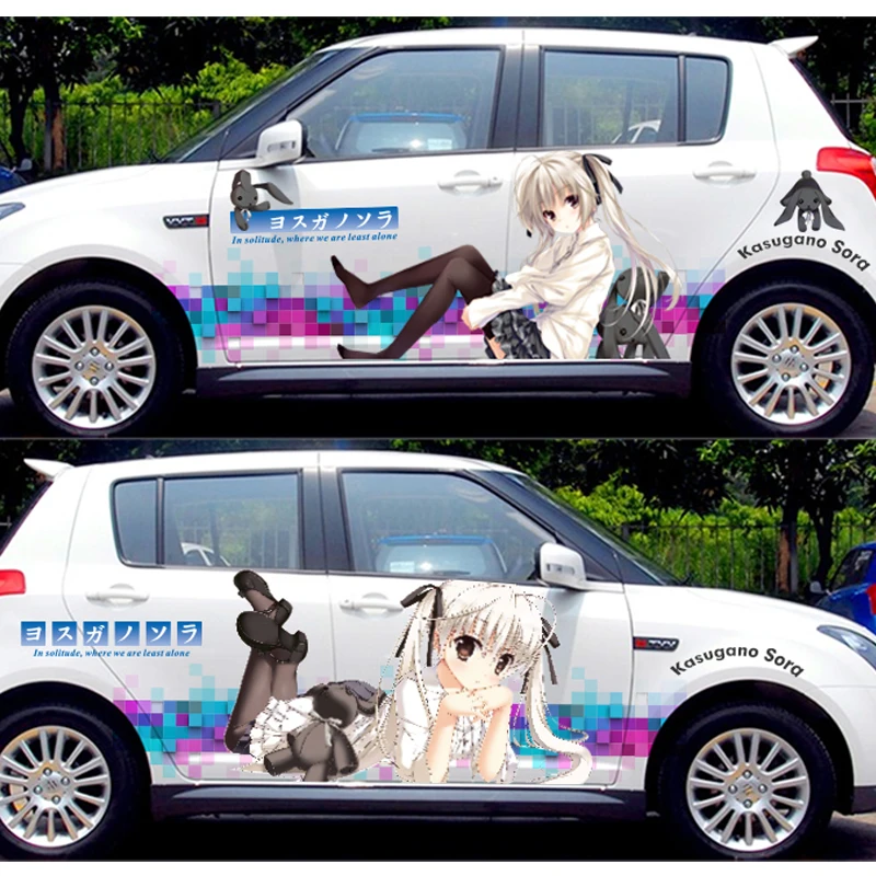 Наклейка с персонажами мультфильмов на автомобиль Виниловая наклейка защитная