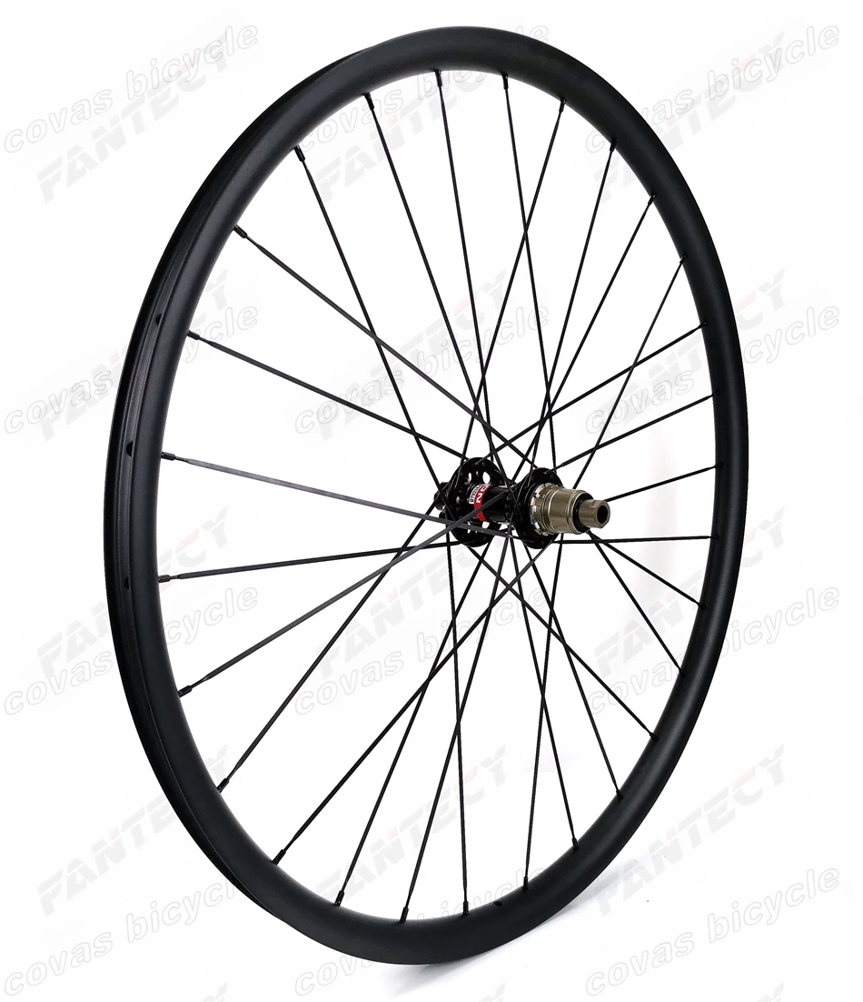 Асимметричные 29ER MTB XC бескамерные карбоновые колеса 27 мм ширина 23 мм Глубина горный велосипед карбоновая колесная установка boost Готовая