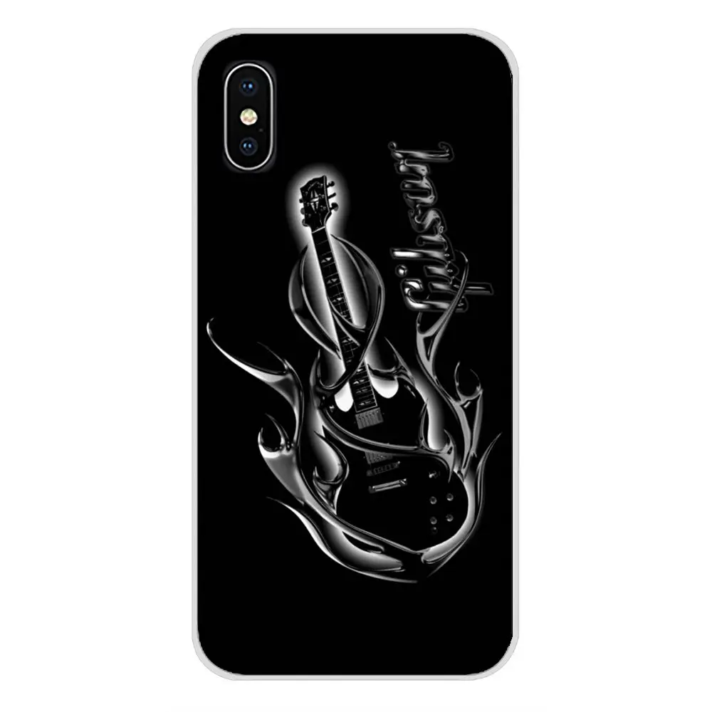 Прозрачный мягкий чехол для Xiaomi Redmi Note 6A MI8 Pro S2 A2 Lite Se MIx 1 Max 2 3 Oneplus 6T Gibson гитарная