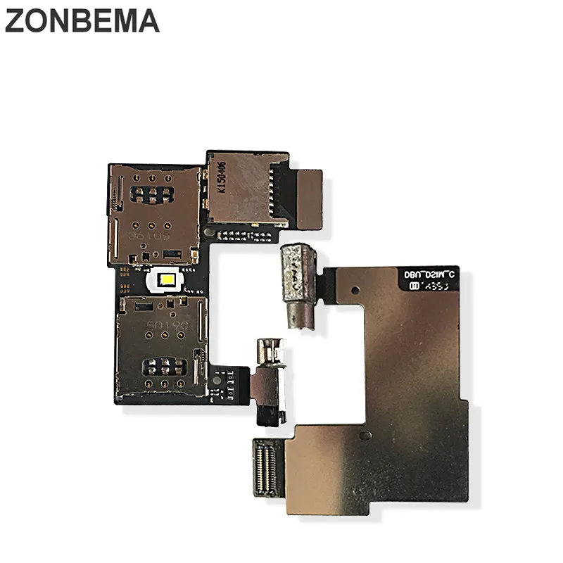 Гибкий кабель ZONBEMA для двух Sim-карт Motorola MOTO G2 G + 1 2014 (Gen 2) XT1063 XT1068 устройство чтения