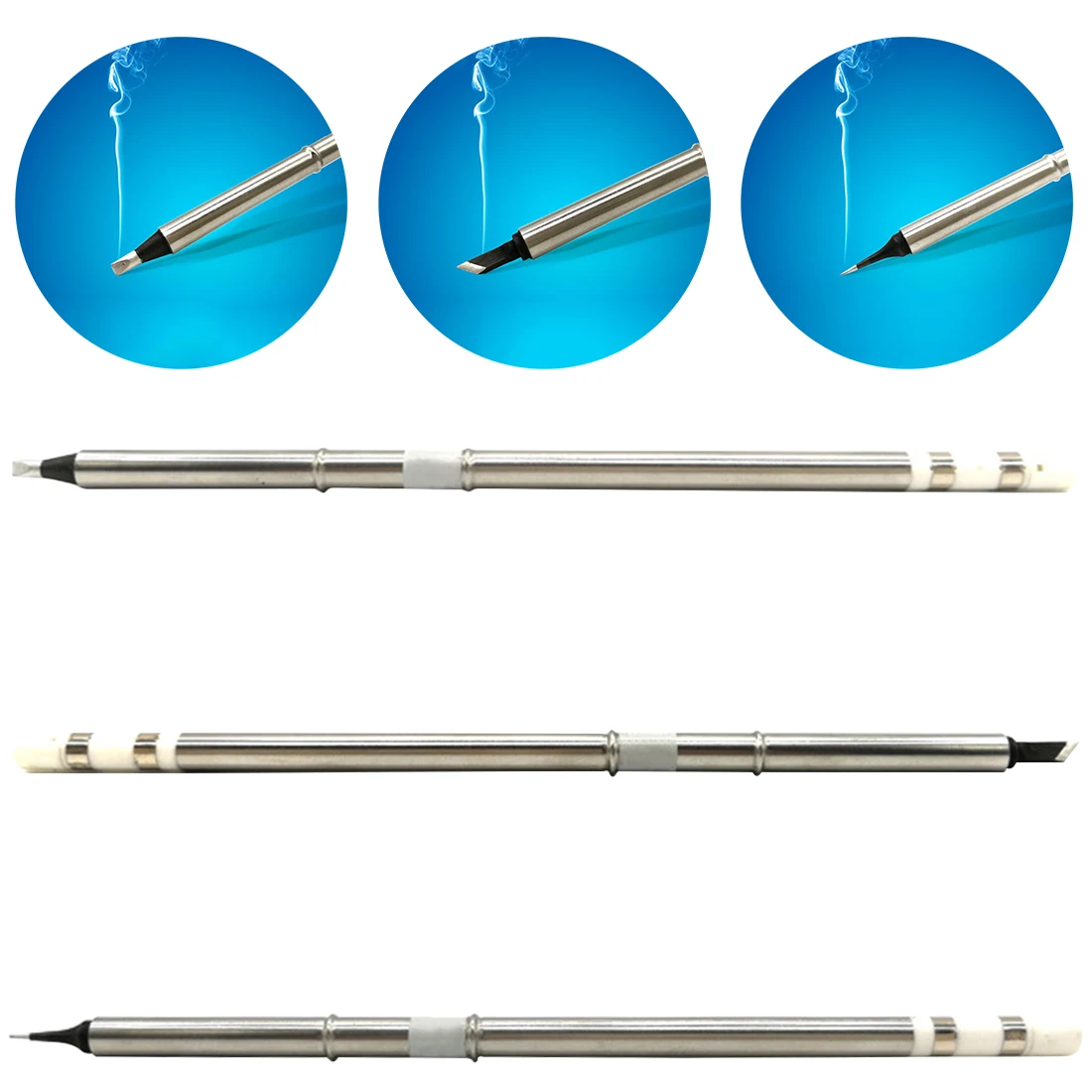 

New T12-KU Soldering Solder Iron Tips T12 Series Iron Tip For FX951 STC AND STM32 OLED Soldering Station