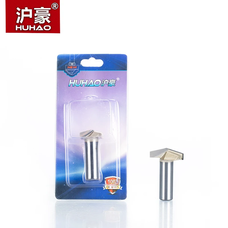 HUHAO 1 шт. 1/2 &quotхвостовик 3D резьба фрезы для дерева 120 150 Deg V типа прорезиненный резак