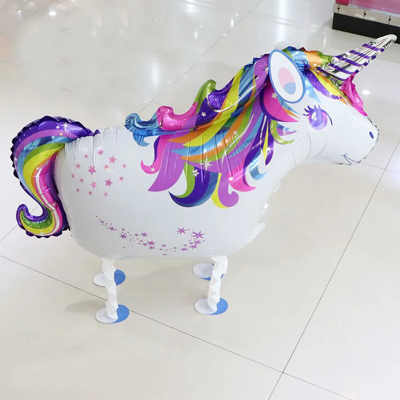 1 шт. вечерние шары с единорогом украшения на день рождения Детские ходячие