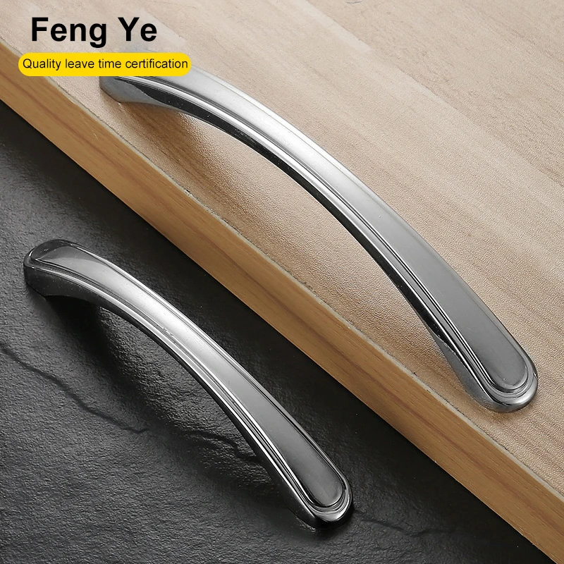 Feng Ye Zinc Alloy Modern Cabinet Handles Kitchen Cupboard Door Pulls Drawer Knobs Wardrobe Furniture Handle Hardware | Обустройство