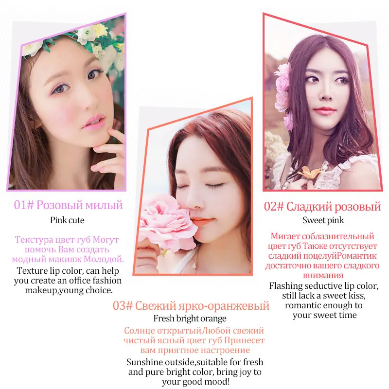 Новая водостойкая губная помада с фруктами Увлажняющая изменением температуры