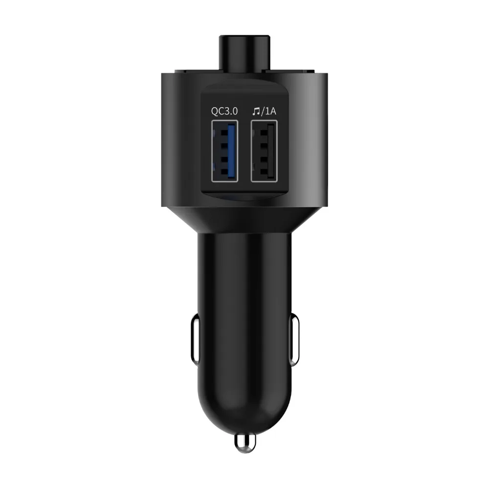 LCAV BT56 беспроводной fm передатчик для радиостанции bluetooth адаптер двойной QC 3 0 usb