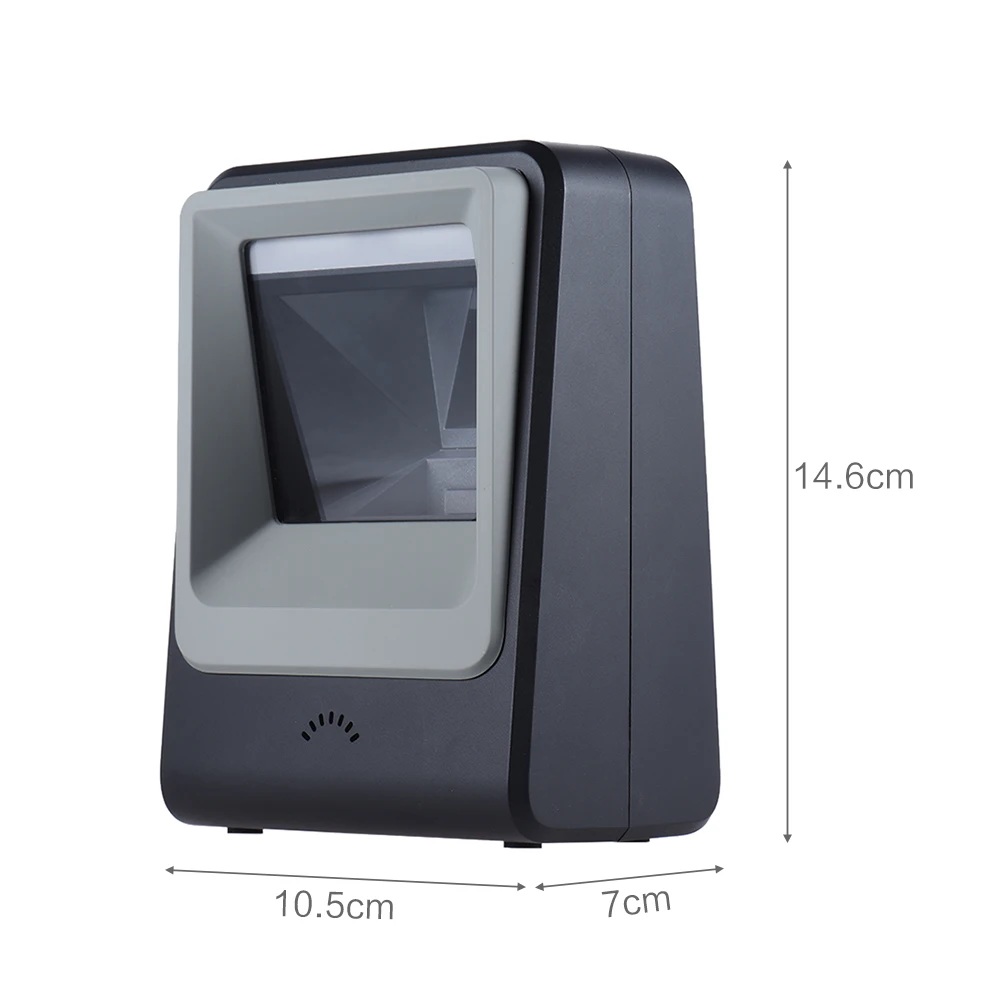 

Wired Automatic Desktop 1D Barcode 2D QR Code Image Scanner Reader Scanning Platform Hands-free for Mobile Payment Supermarket