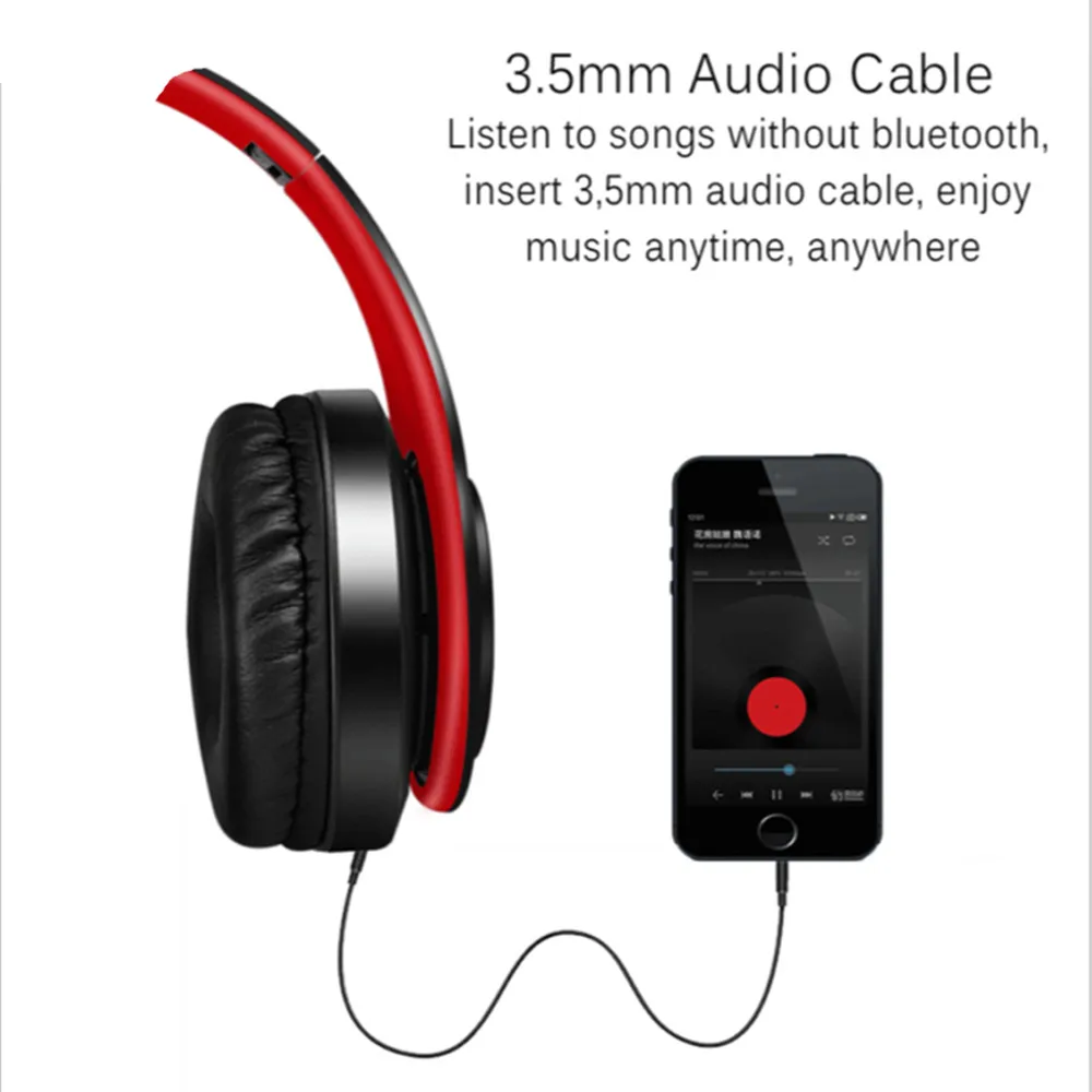 Беспроводные наушники Bluetooth гарнитура стерео музыкальные Игровые проводной
