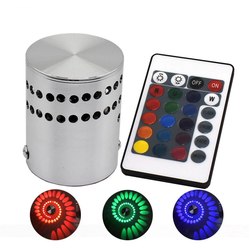 AC85-265V дистанционное управление RGB 3 Вт алюминиевые потолочные светильники для