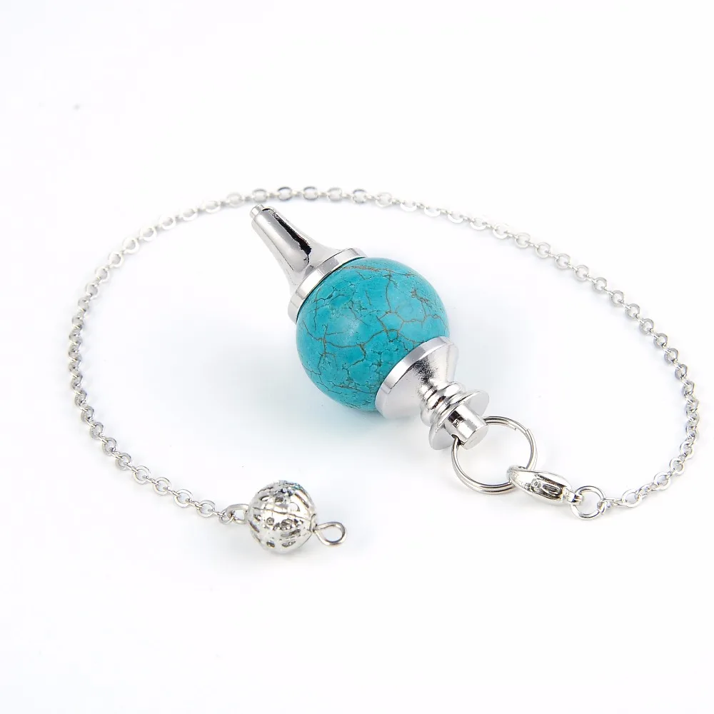 Женский кварцевый маятник с лазуритом опалом и тигровым глазом|pendulum pendant|chakra