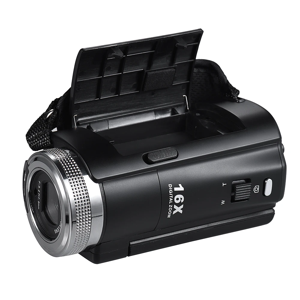 Видеокамера Andoer 1080P Full HD 16X с цифровым зумом автоматическая портативная