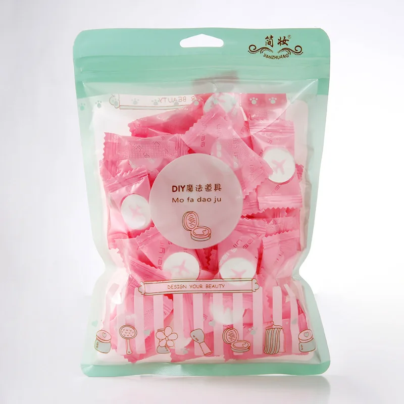 

50PCS travel Wet Wipes magic compressed towel beauty cleaning wash face towel mini disposable towels #1129
