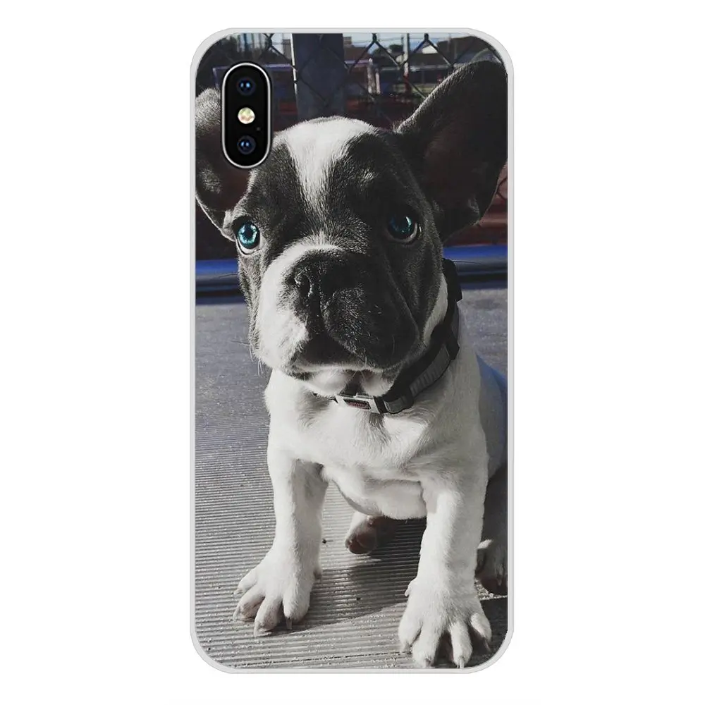 Аксессуары для одежды с изображением милой собаки чехлы телефонов Apple iPhone X XR XS MAX 4