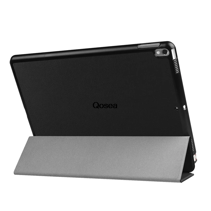 Qosea 2017 New For Apple i Pad Pro 10.5 inch Luxury PU Leather Smart Stand Case 10.5&quotTablet PC Cover |